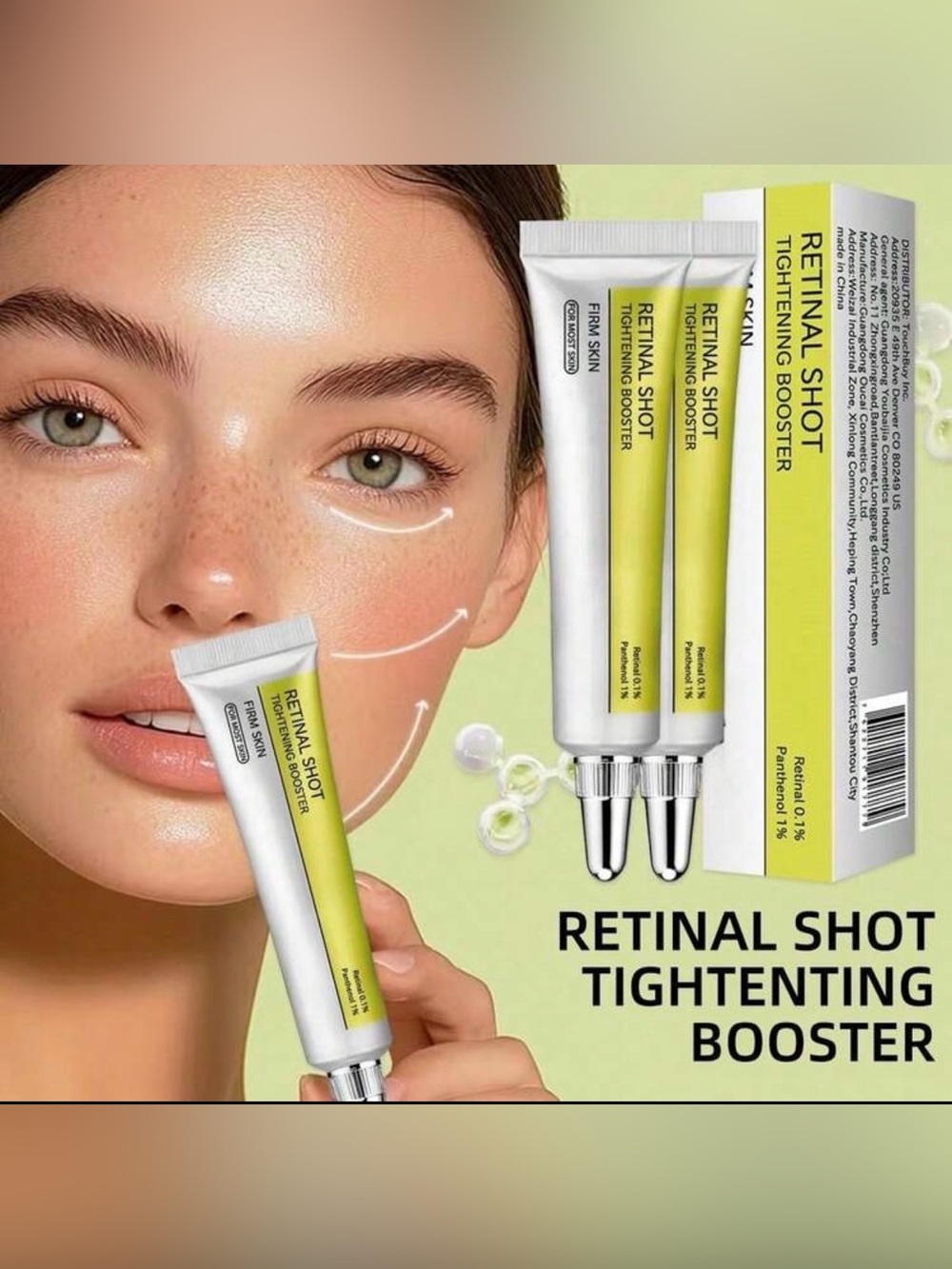 NEW Retinal Shot Tightening Booster Panthenol 1% | Firm Skin | 15g x4 (NIB) - Picture 6 of 7